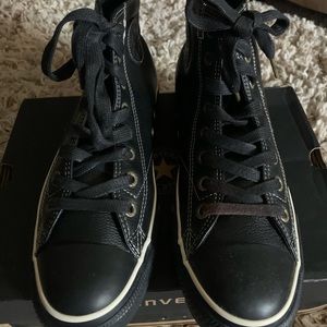 Leather Converse